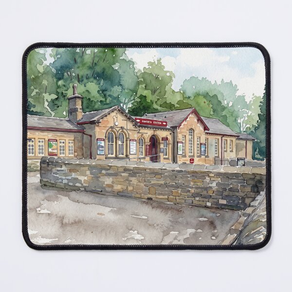 Item preview, Haworth Railway Station, Historic KWVR, Yorkshire designed and sold by ArtworkNorth.