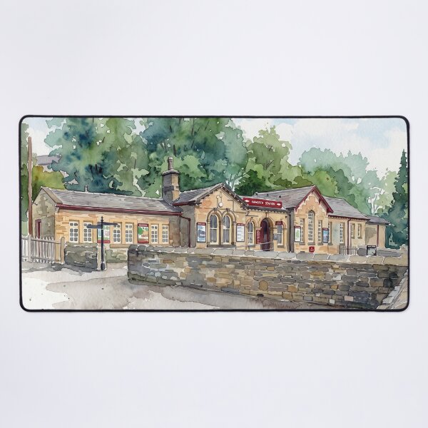Item preview, Haworth Railway Station, Historic KWVR, Yorkshire designed and sold by ArtworkNorth.