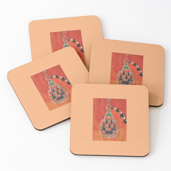 Item preview, Jack-O-Lantern Halloween Keychain Art Prints Posters Wall Art Magnet Home Coffee Cup Decoration TShirt Stationary Notebook Magnet Hat Kitchen Work School Office Redbubble Shop designed and sold by Saritas Boutique Shop.