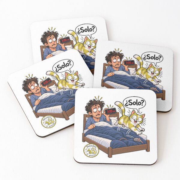 Item preview, Feline humor, night cat at 3 AM designed and sold by Peludos, Sí gracias.