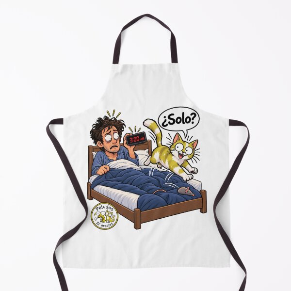 Item preview, Feline humor, night cat at 3 AM designed and sold by Peludos, Sí gracias.