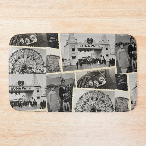 Item preview, Vintage Carnival Collage - Luna Park, Circus Sideshow & Retro Fairground Photography designed and sold by SpookyShadesLab.