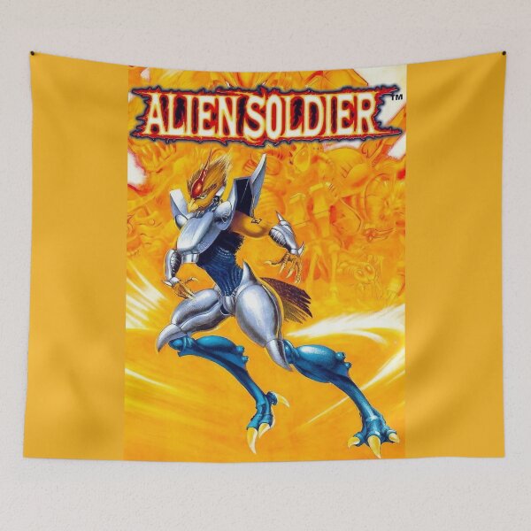 Item preview, Alien Soldier | Sega Genesis Mega Drive Retro Gaming Design | Classic 90s Nostalgia Gift for Gamers designed and sold by Cool Robot Bro..