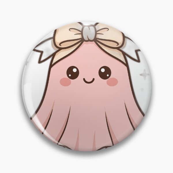 Item preview, Pink Bow Ghost Coquette Cute Halloween Art designed and sold by BoydMercantile.