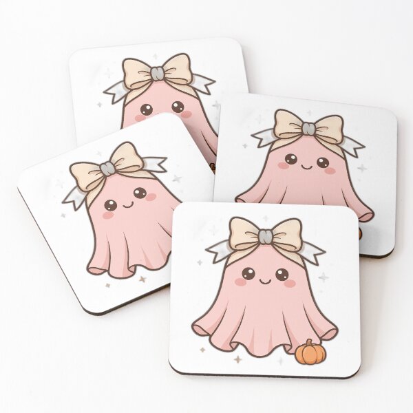 Item preview, Pink Bow Ghost Coquette Cute Halloween Art designed and sold by BoydMercantile.