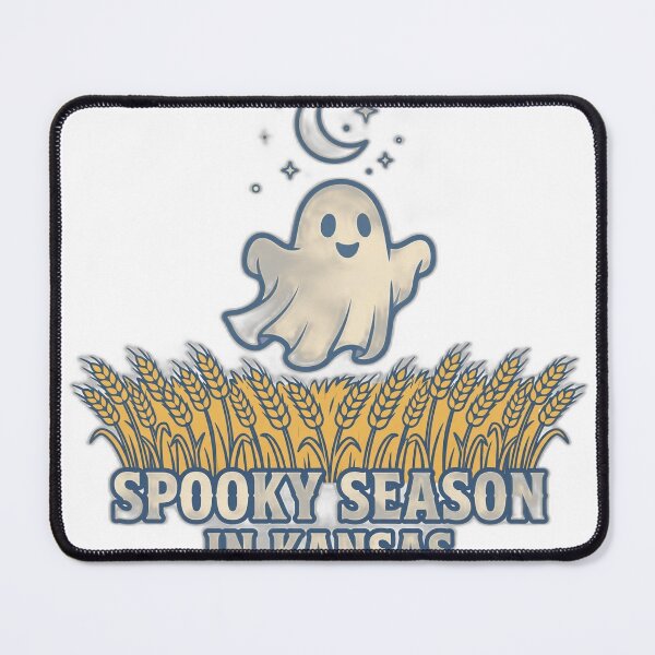 Item preview, Spooky Season in Kansas Wheat Field Ghost designed and sold by BoydMercantile.