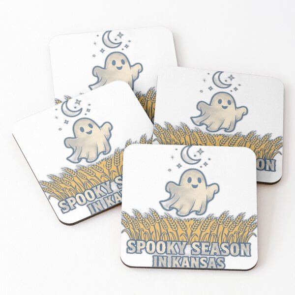 Item preview, Spooky Season in Kansas Wheat Field Ghost designed and sold by BoydMercantile.