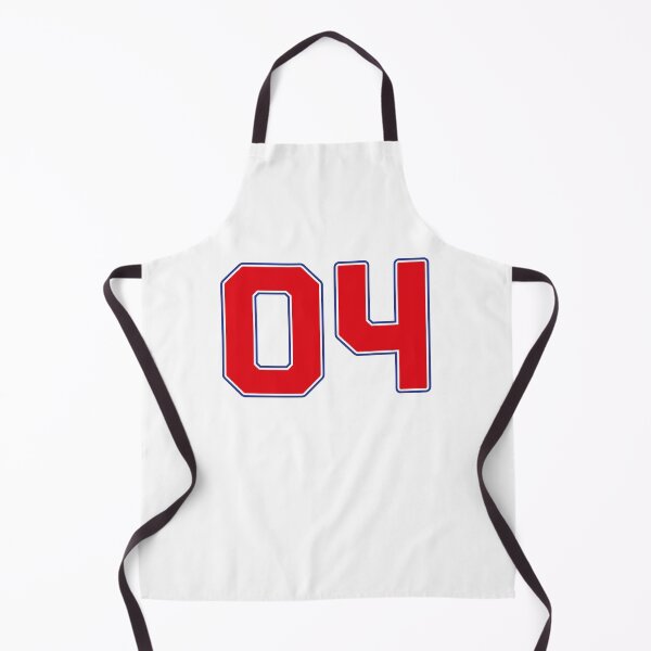 Item preview, 04 | Jersey Number 04 | Shirt Number 04 (Red / Blue) designed and sold by STUDIO-72.