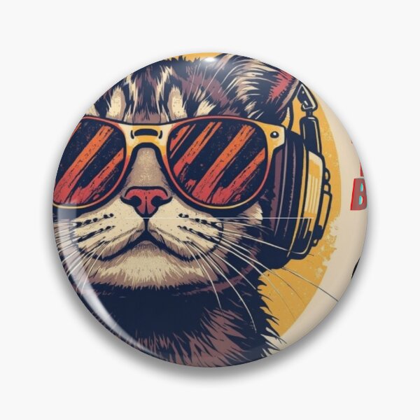 Item preview, music listning cat designed and sold by Zapixels.