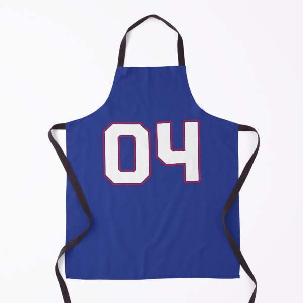Item preview, 04 | Jersey Number 04 | Shirt Number 04 (White / Red) designed and sold by STUDIO-72.