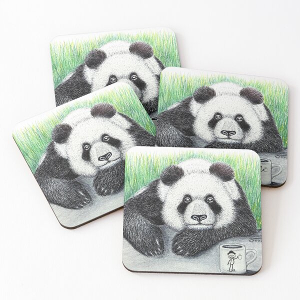 Item preview, Random Panda With Coffee  designed and sold by GDGCreations.