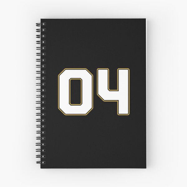 Item preview, 04 | Jersey Number 04 | Shirt Number 04 (White / Gold) designed and sold by STUDIO-72.