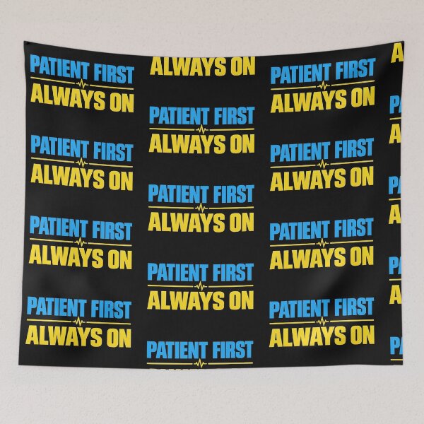 Item preview, Patient First Always On Healthcare Nurse Shirt designed and sold by StudioBilly3000.