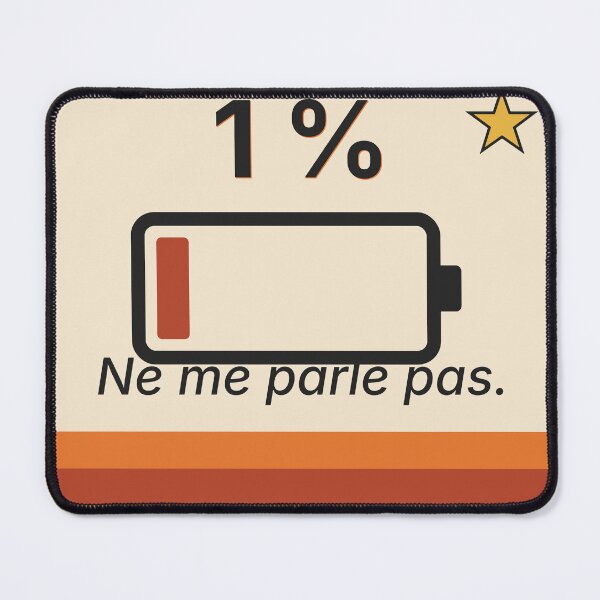 Item preview, Batterie sociale 1 % – T-shirt rétro introverti designed and sold by sandrashop.