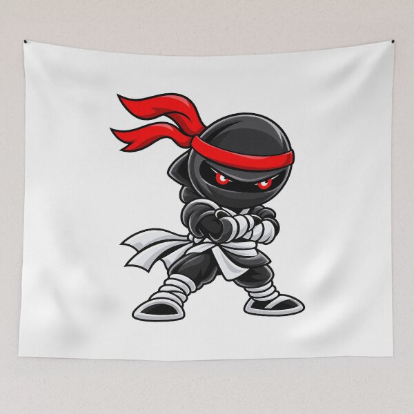 Item preview, Chibi Ninja Arms Crossed – Confident Black Ninja designed and sold by Chibi Ninja Squad.