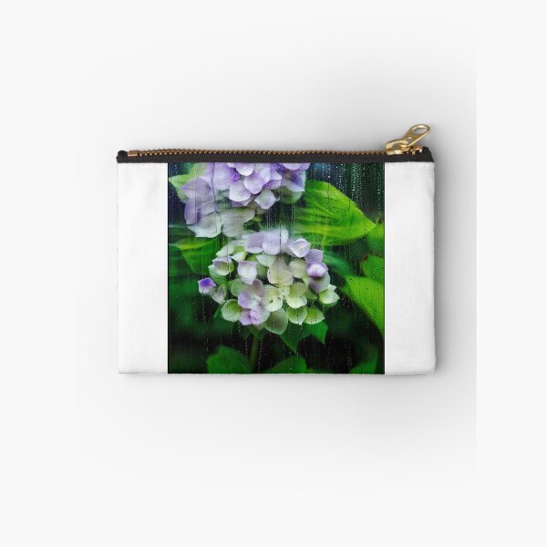 Item preview, Hydrangeas through a rain soaked window  designed and sold by Smoothstones.
