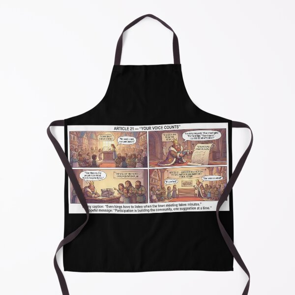 Item preview, King listens: Community shapes the future through participation designed and sold by Mianku | Für das Leben.