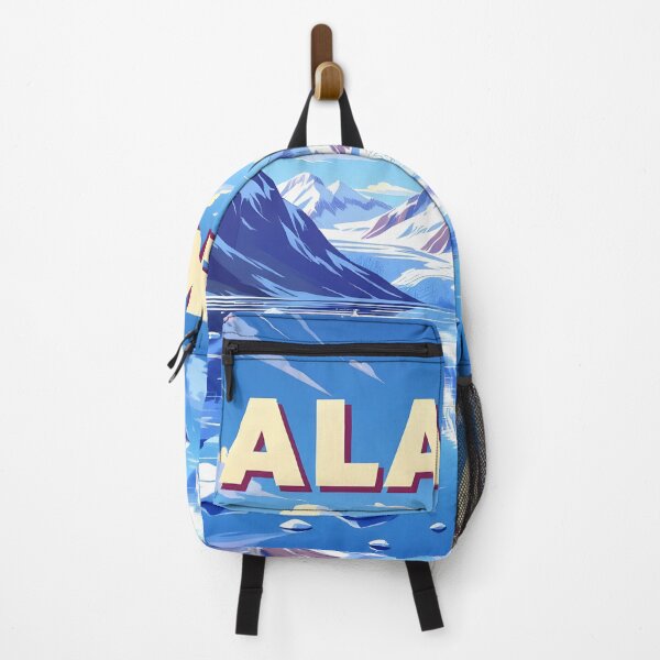 Item preview, Alaska – Vintage Glacier Wilderness Travel Poster designed and sold by LSVart.