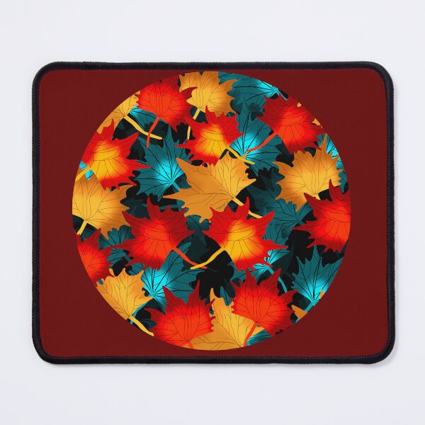 Item preview, Colourful Autumn Leaves Pattern designed and sold by Andrew Hitchen.