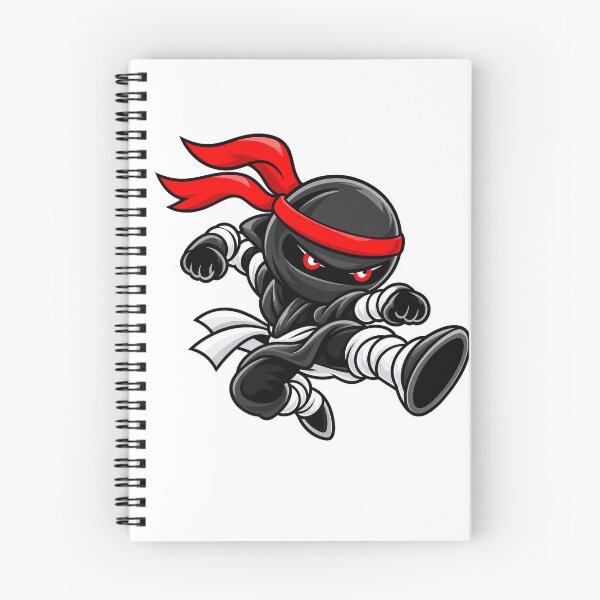Item preview, Chibi Ninja Flying Kick – Black Ninja designed and sold by Chibi Ninja Squad.
