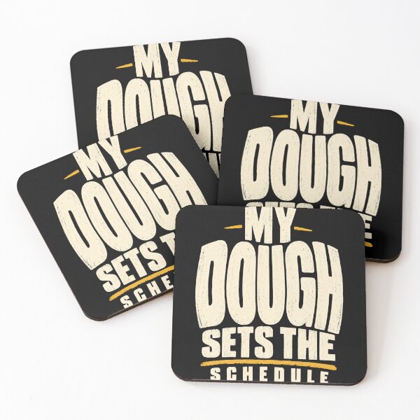 Item preview, Dough Sets The Schedule Baking Typography designed and sold by Katalice Design.