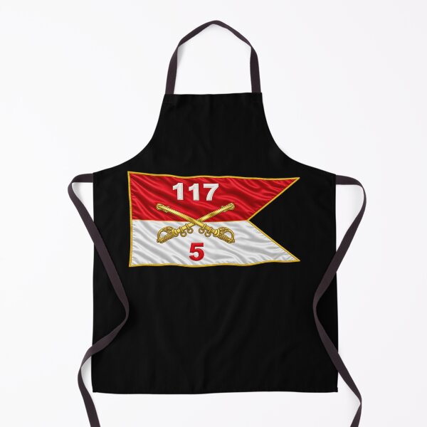 Item preview, Army - 5th Squadron, 117th Cavalry Regiment - Guidon 3D - Transparent designed and sold by Military Insignia Products.