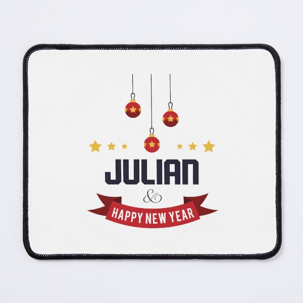 Item preview, Julian Funny Personalized Christmas Name – Cool Custom Holiday Gift for Men and Boys designed and sold by Oussinc.