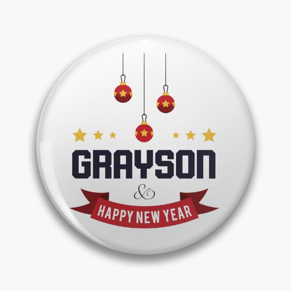 Item preview, Grayson Funny Personalized Christmas Name – Cool Custom Holiday Gift for Men and Boys designed and sold by Oussinc.