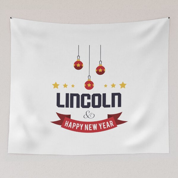 Item preview, Lincoln Funny Personalized Christmas Name – Cool Custom Holiday Gift for Men and Boys designed and sold by Oussinc.