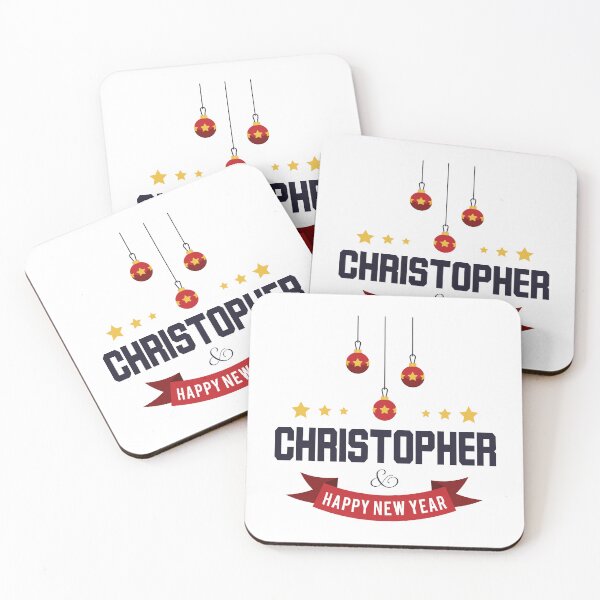 Item preview, Christopher Funny Personalized Christmas Name – Cool Custom Holiday Gift for Men and Boys designed and sold by Oussinc.