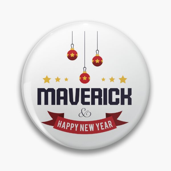 Item preview, Maverick Funny Personalized Christmas Name – Cool Custom Holiday Gift for Men and Boys designed and sold by Oussinc.