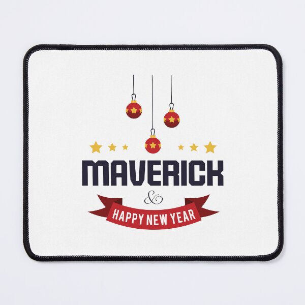 Item preview, Maverick Funny Personalized Christmas Name – Cool Custom Holiday Gift for Men and Boys designed and sold by Oussinc.
