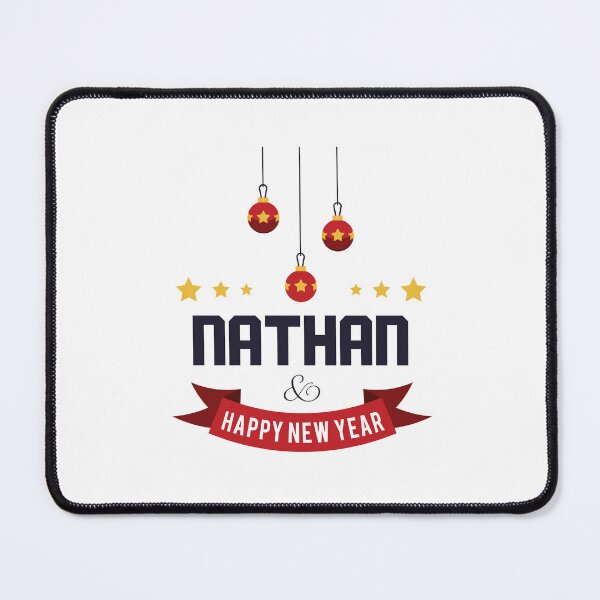 Item preview, Nathan Funny Personalized Christmas Name – Cool Custom Holiday Gift for Men and Boys designed and sold by Oussinc.