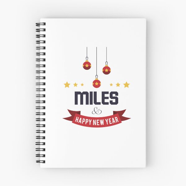Item preview, Miles Funny Personalized Christmas Name – Cool Custom Holiday Gift for Men and Boys designed and sold by Oussinc.