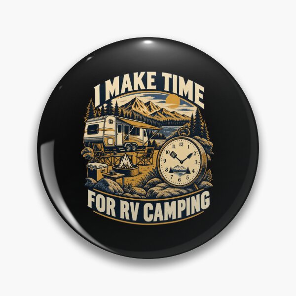 Item preview, Camper Life I Make Time For RV Camping Art Design Gift. designed and sold by fantasticdesign.
