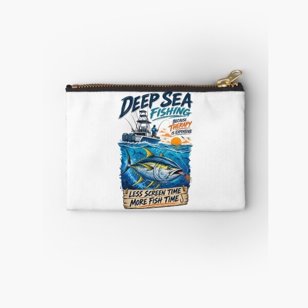 Item preview, Deep Sea Fishing – Less Screen Time More Fish Time designed and sold by SidTastic .