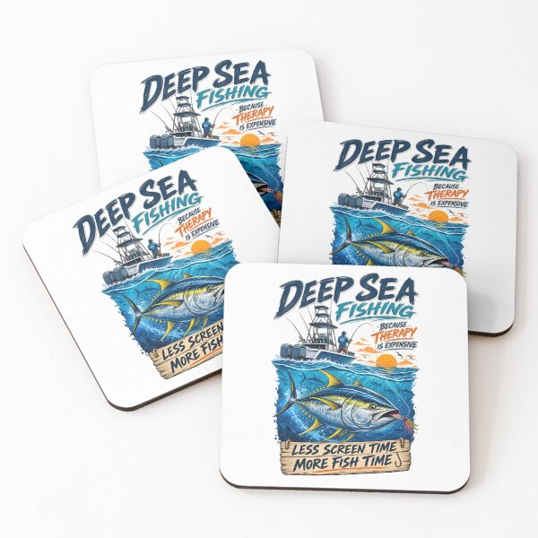 Item preview, Deep Sea Fishing – Less Screen Time More Fish Time designed and sold by SidTastic .