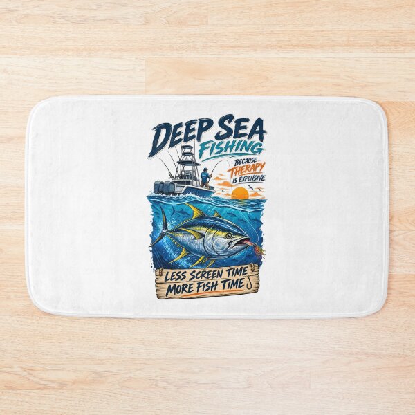 Item preview, Deep Sea Fishing – Less Screen Time More Fish Time designed and sold by SidTastic .