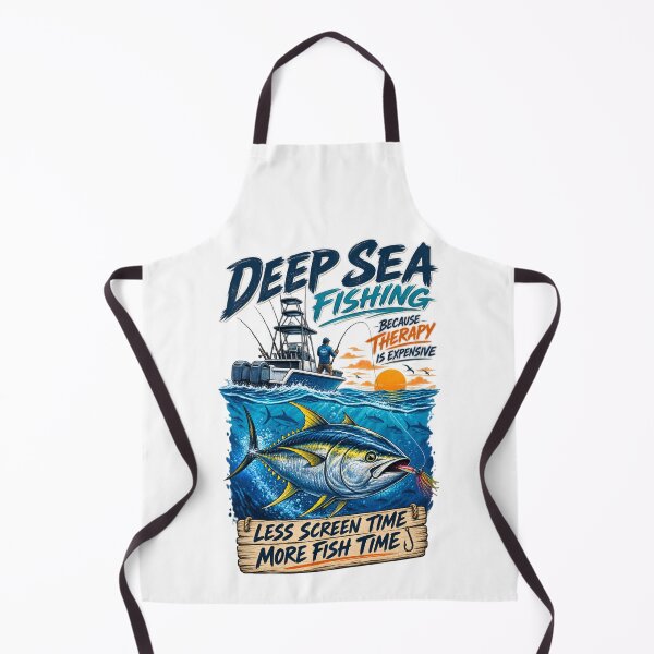 Item preview, Deep Sea Fishing – Less Screen Time More Fish Time designed and sold by SidTastic .