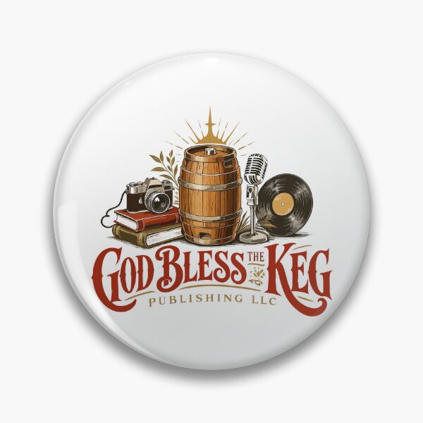 Item preview, Alternate Vintage Logo for God Bless the Keg Publishing LLC designed and sold by Elysianart100.