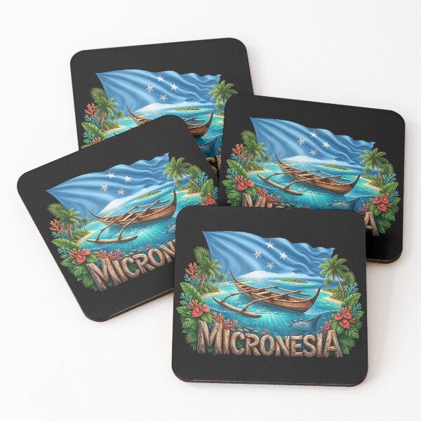 Item preview, Micronesia Heritage – Pacific Island Emblem designed and sold by FlagX.