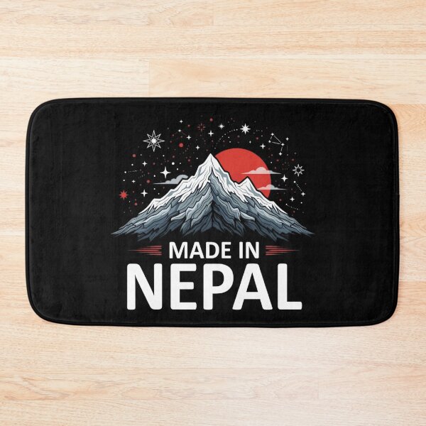 Item preview, Made in Nepal Himalayan Mountain - Red Sun Heritage Design designed and sold by Lucid Dream Pixel.
