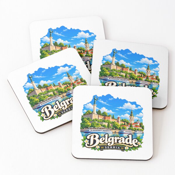 Item preview, Belgrade, Serbia - Kalemegdan Fortress and Victor Monument designed and sold by Myra365Art.