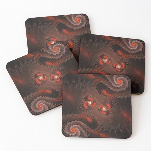 Item preview, Crimson Vortex Fractal Abyss designed and sold by bloorose.