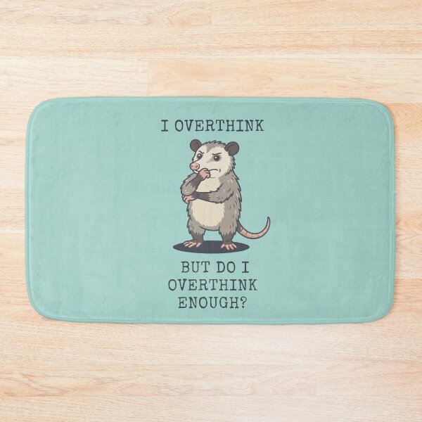 Item preview, Opossum Overthinker Funny Possum Thinker designed and sold by d247.