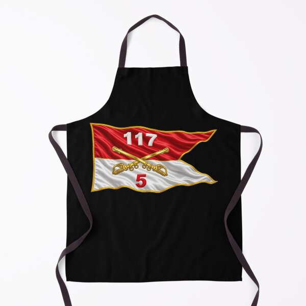 Item preview, Army - 5th Squadron, 117th Cavalry Regiment - Guidon Waving - 3D - Transparent designed and sold by Military Insignia Products.