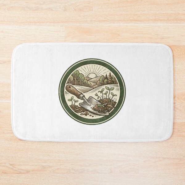 Item preview, Vintage Garden Trowel - Rustic Homestead & Planting Art designed and sold by The Red Lime.