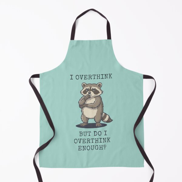 Item preview, Funny Raccoon Overthinker Questioning Thoughts designed and sold by d247.