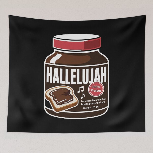 Item preview, Psalm 150:6 Hallelujah - 100% Praises designed and sold by plushism.