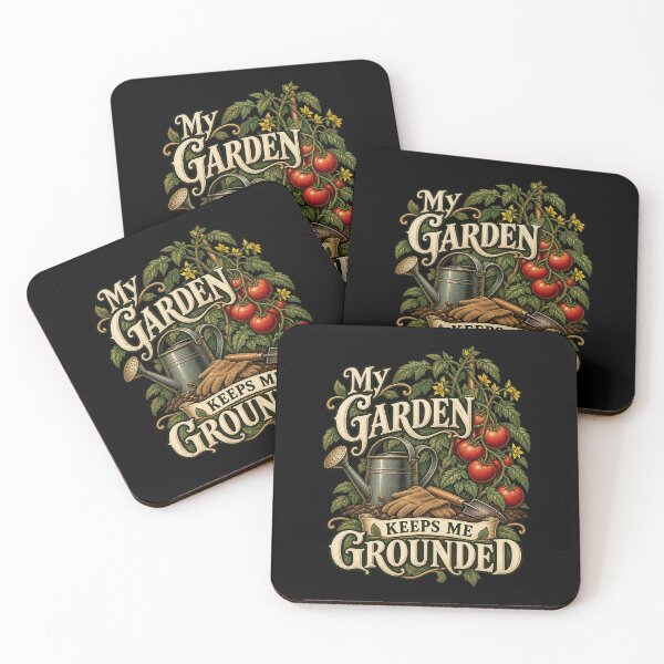 Item preview, My Garden Keeps Me Grounded - Vintage Gardening designed and sold by Good Mood Foundry.